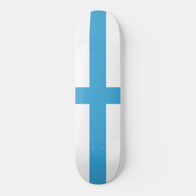 Skateboard Bandera de Marsella (Francia) (Anverso)