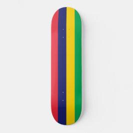 Skateboard Bandera de Mauricio