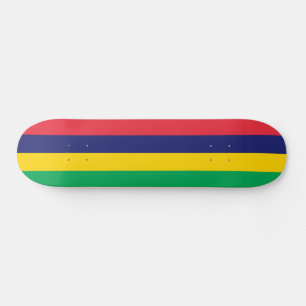 Skateboard Bandera de Mauricio
