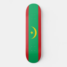 Skateboard Bandera de Mauritania