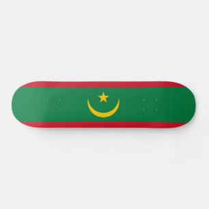 Skateboard Bandera de Mauritania
