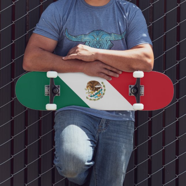 Skateboard Bandera de México (Exterior 3)