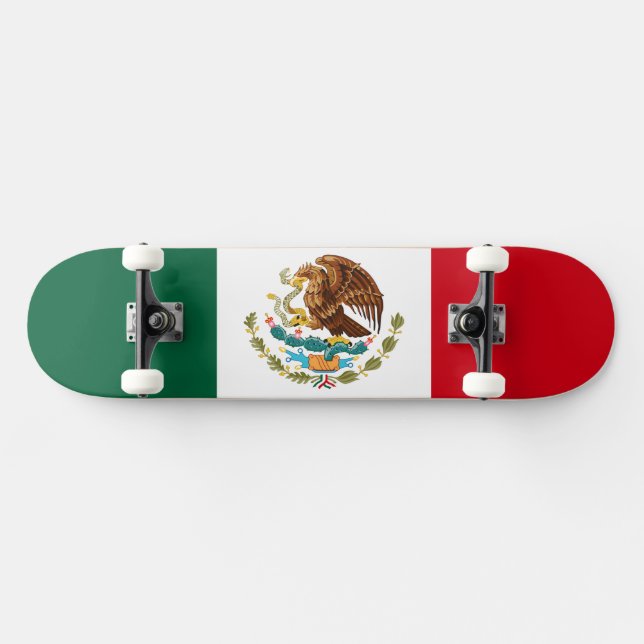 Skateboard Bandera de México (Horz)