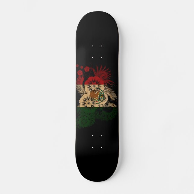 Skateboard Bandera de México (Anverso)