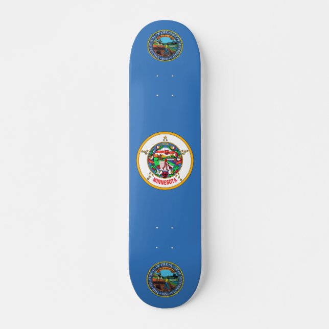 Skateboard Bandera de Minnesota (Anverso )