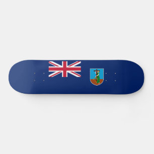 Skateboard Bandera de Montserrat