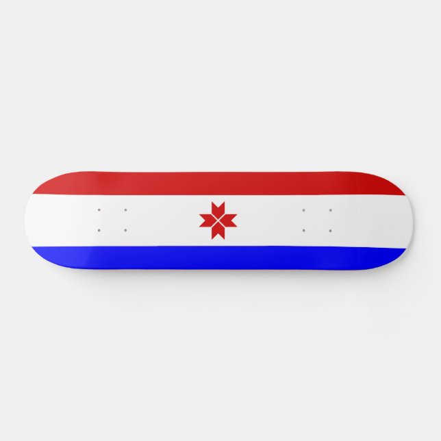 Skateboard Bandera de Mordovia (Horz)
