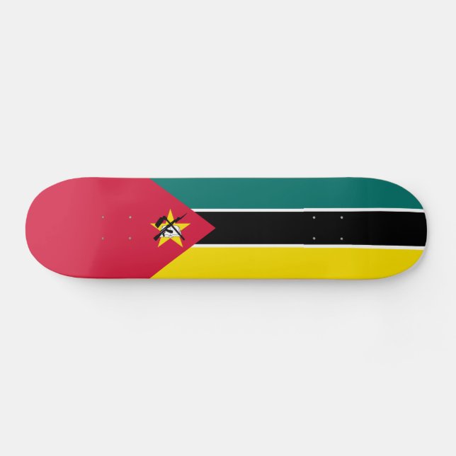 Skateboard Bandera de Mozambique (Horz)