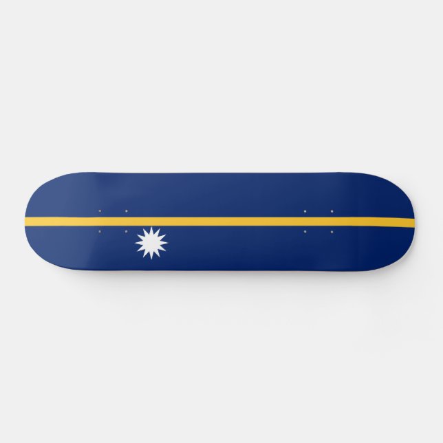 Skateboard Bandera de Nauru (Horz)