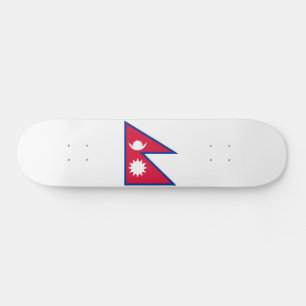 Skateboard Bandera de Nepal