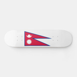 Skateboard Bandera de Nepal