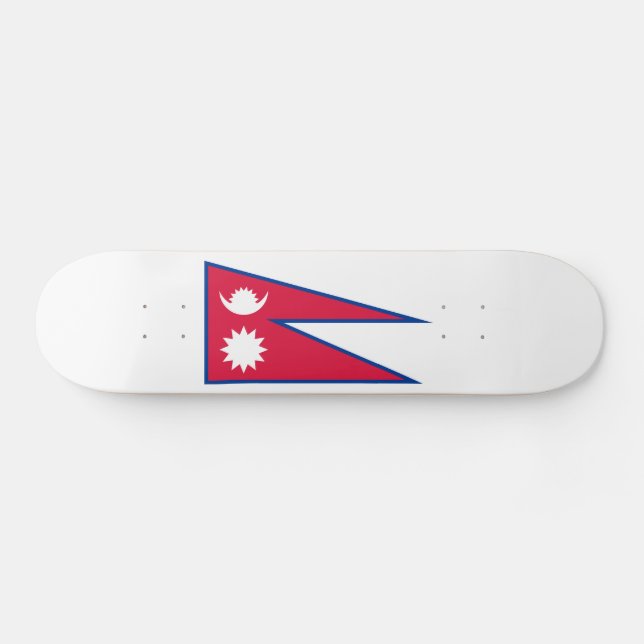 Skateboard Bandera de Nepal (Horz)