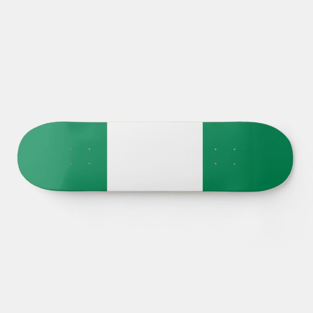 Skateboard Bandera de Nigeria (Horz)