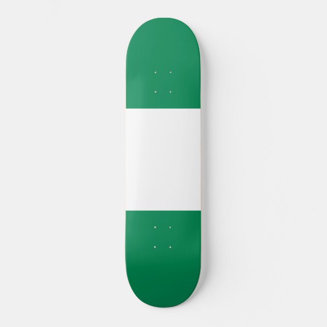 Skateboard Bandera de Nigeria (Anverso)