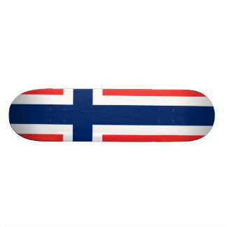 Skateboard Bandera de Noruega