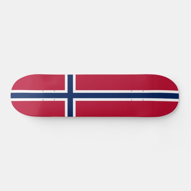 Skateboard Bandera de Noruega (Horz)