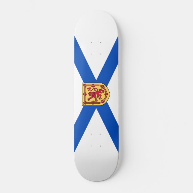 Skateboard Bandera de Nueva Escocia (provincia canadiense) (Anverso)