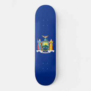 Skateboard Bandera de Nueva York, Estado Imperio, colonias am