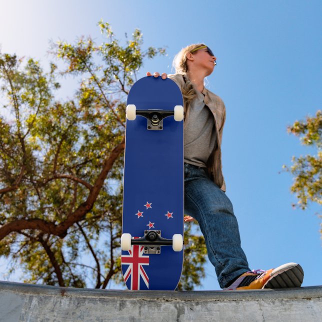 Skateboard Bandera de Nueva Zelanda (Exterior 1)
