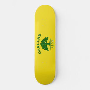 Skateboard Bandera de Oakland (California)