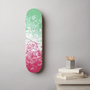 Skateboard Bandera de Orgullo Abrosexual Abstracta Groovy Psi