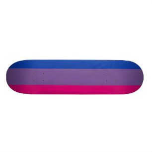 Skateboard Bandera de orgullo bisexual