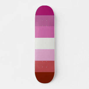 Skateboard Bandera de orgullo lésbico LGBTQ