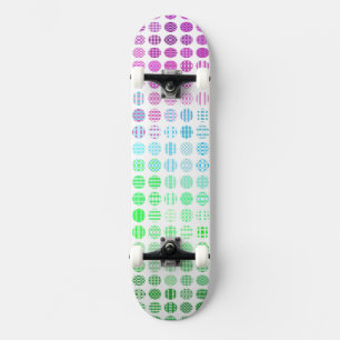 Skateboard Bandera de orgullo Toric abstracto boho ecléctico