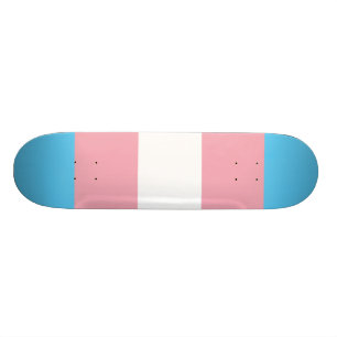 Skateboard Bandera de orgullo transgénero