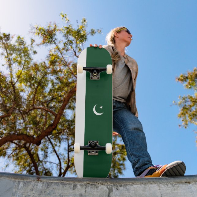 Skateboard Bandera de Pakistán (Exterior 1)