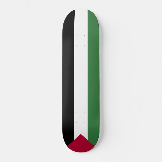 Skateboard Bandera de Palestina (Anverso)