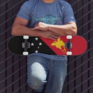 Skateboard Bandera de Papúa Nueva Guinea