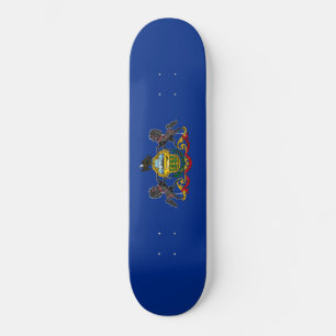 Skateboard Bandera de Pensilvania
