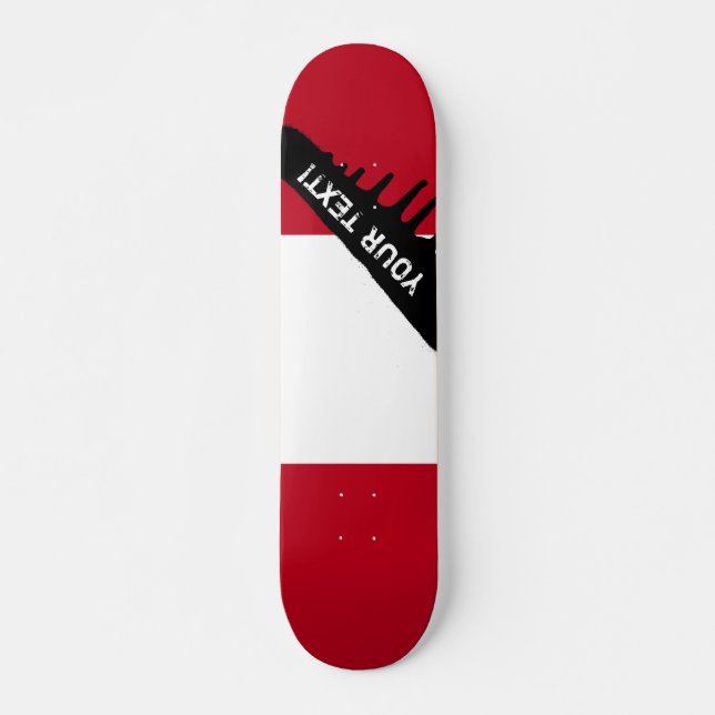 Skateboard Bandera de Perú (Anverso )