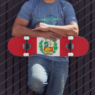 Skateboard Bandera de Perú