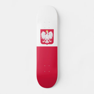 Skateboard Bandera de Polonia
