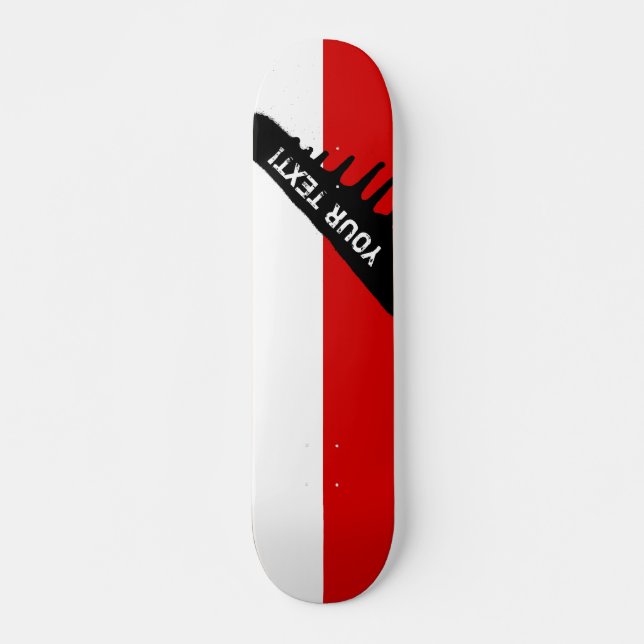 Skateboard Bandera de Polonia (Anverso )