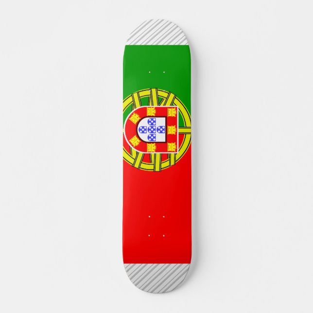 Skateboard Bandera de Portugal (Anverso )