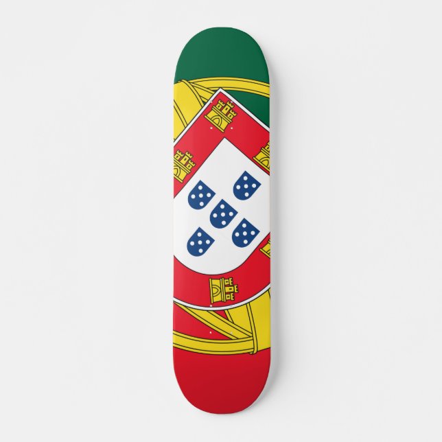 Skateboard Bandera de Portugal (Anverso )