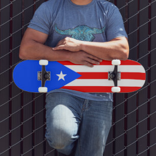 Skateboard Bandera de Puerto Rico