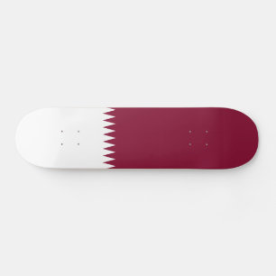 Skateboard Bandera de Qatar