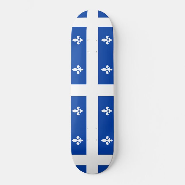 Skateboard Bandera de Quebec (Anverso)