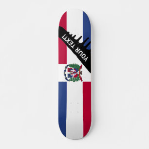 Skateboard Bandera de República Dominicana