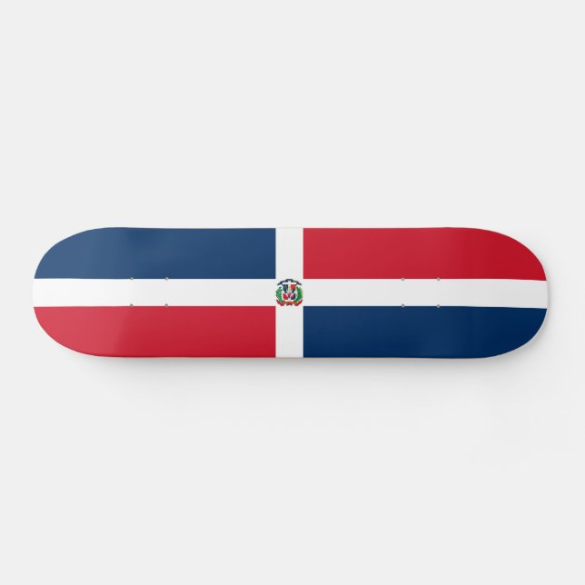 Skateboard Bandera de República Dominicana (Horz)
