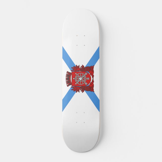 Skateboard Bandera de Río de Janeiro (Brasil) (Anverso)