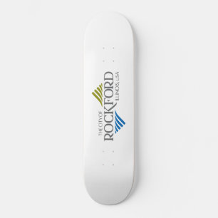 Skateboard Bandera de Rockford (Illinois)