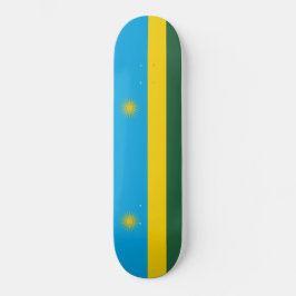 Skateboard Bandera de Ruanda (Ruanda) (país africano)