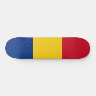 Skateboard Bandera de Rumania