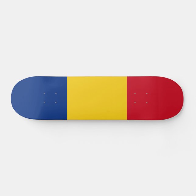 Skateboard Bandera de Rumania (Horz)