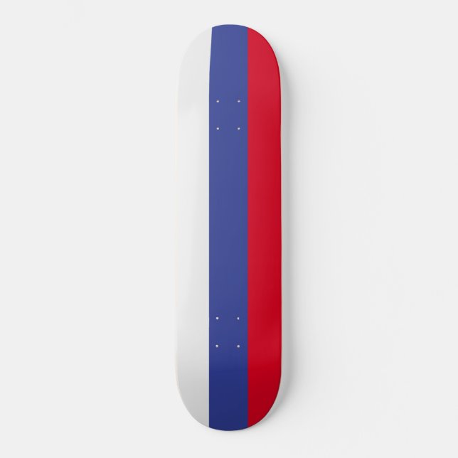 Skateboard Bandera de Rusia (Anverso)